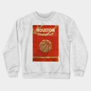 COVER SPORT - HOUSTON BASKETBALL EST 1946 Crewneck Sweatshirt